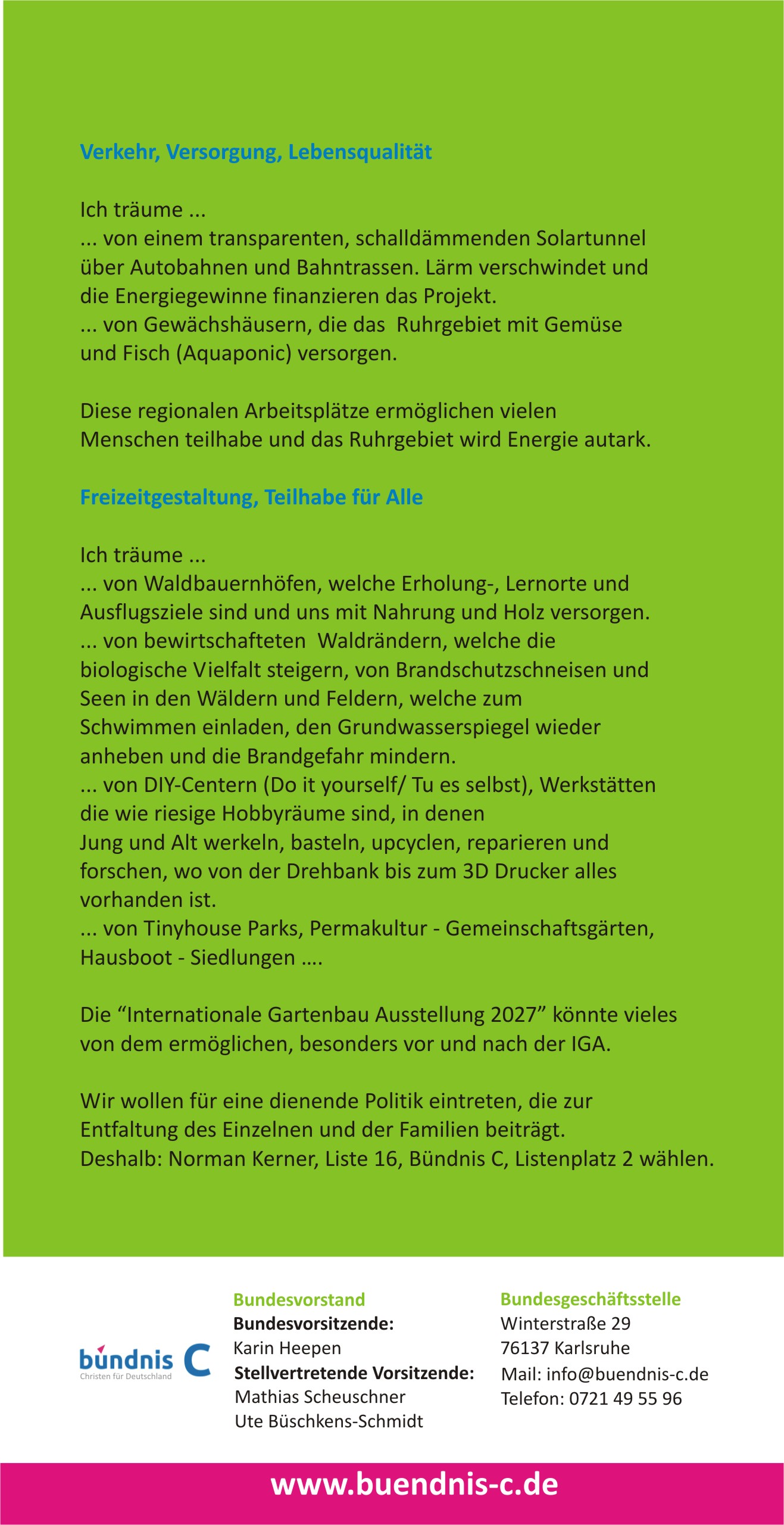 Flyer Norman Kerner 2